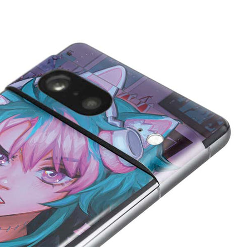 Anime Catgirl Gamer Nerd by Ivy Dolamore Pixel Skins